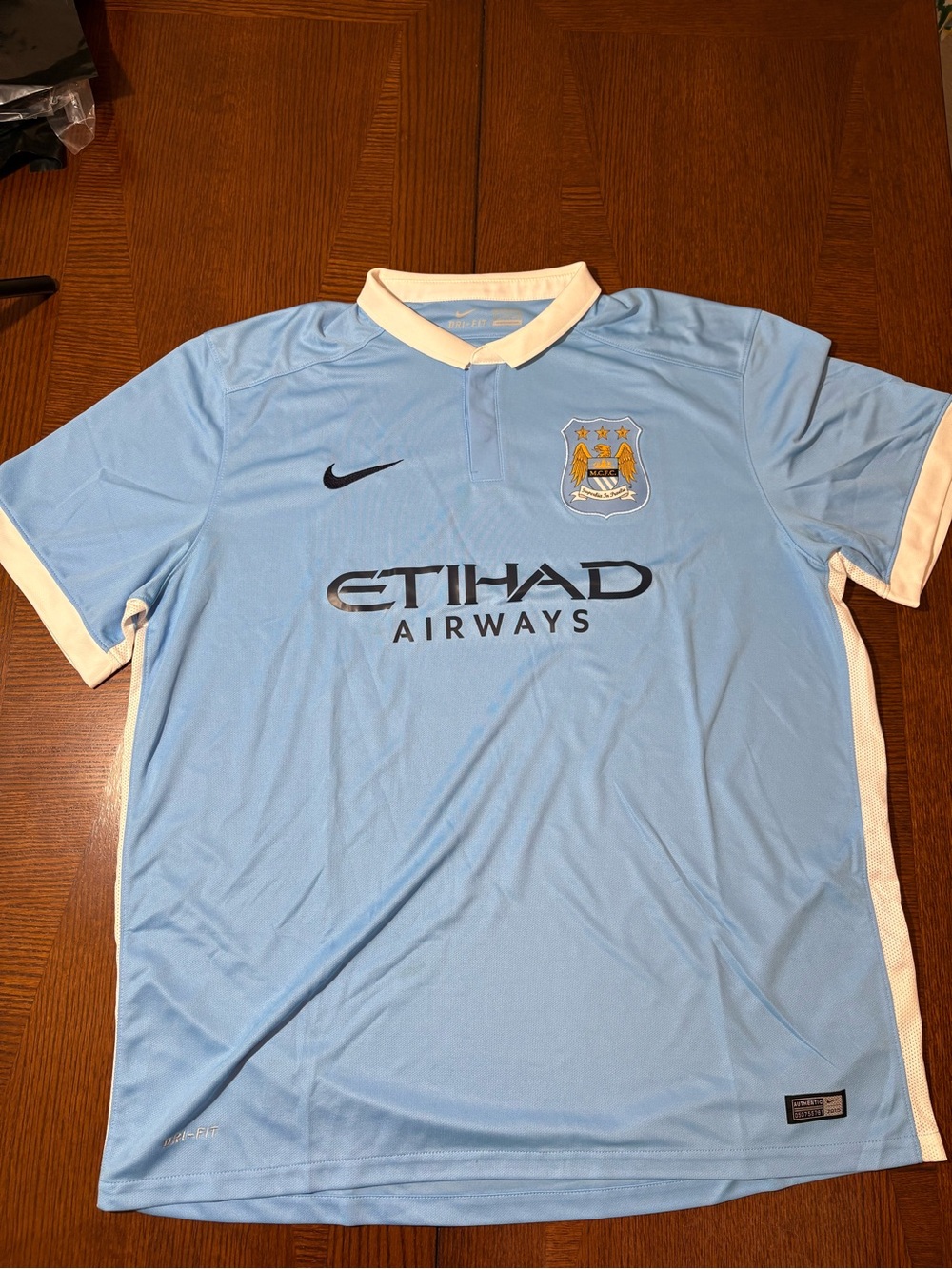 Nike 2015-2016 Home Manchester City Jersey
